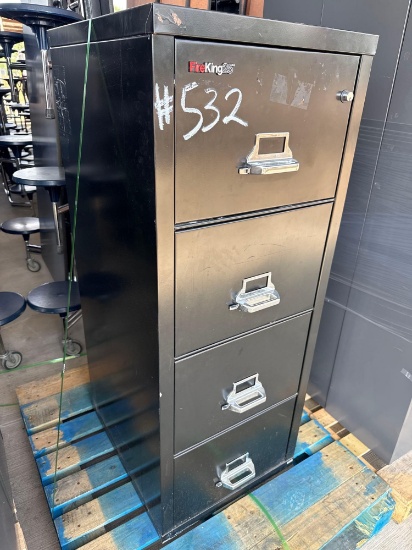 FireKing 4-Drawer Fireproof Legal File Cabinet