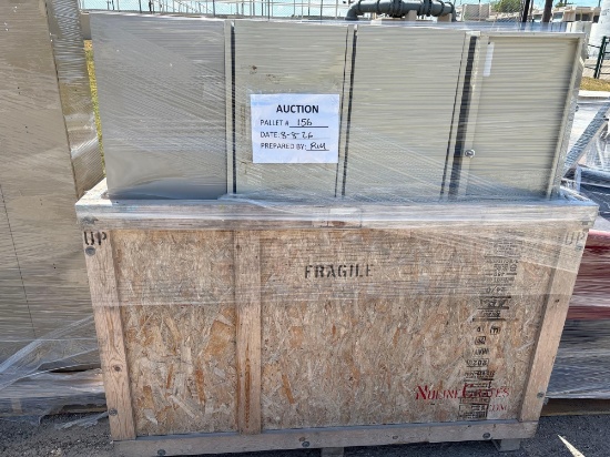 (10) Metal Filing Cabinets, Hardware Installations and misc. - 1 Crate