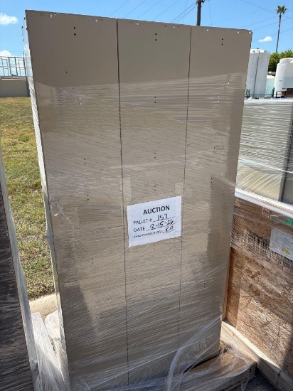 (2) 6 Door Metal Lockers