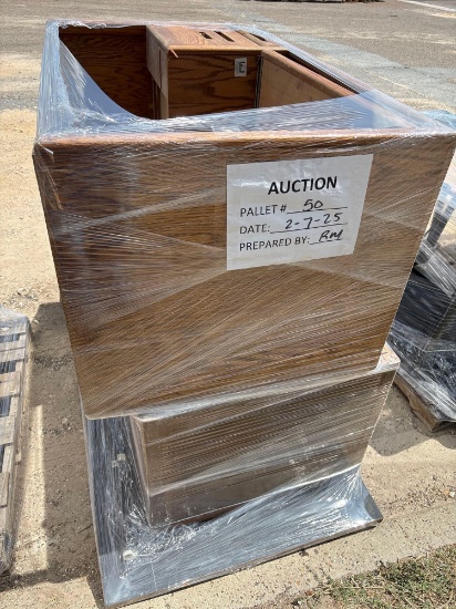 (2) Office Wooden Desks