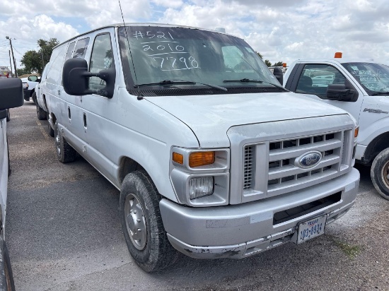 2010 Ford Econoline Van, VIN # 1FTNE1EW2ADA67798