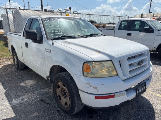 2005 Ford F-150 Pickup Truck, VIN # 1FTRF12215NB11063