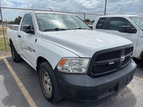 2018 Ram 1500 Pickup Truck, VIN # 3C6JR6AT7JG219418