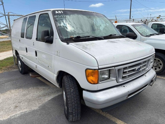 2006 Ford Econoline Van, VIN # 1FTNE24WX6DA51167