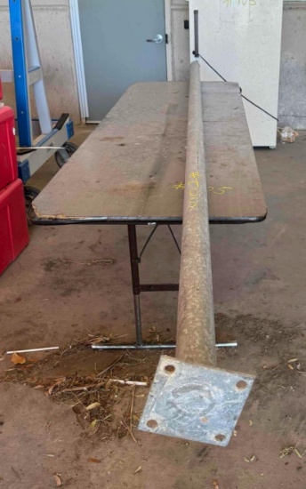 Whirlpool Refrigerator, Folding Table and Metal Pole