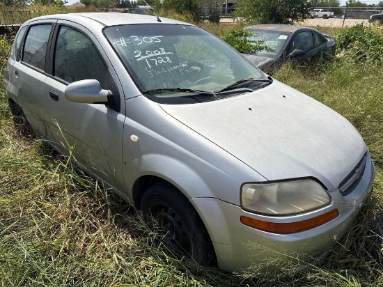 2008 Chevrolet Aveo5 Passenger Car, VIN # KL1TD66628B061728