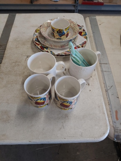 Dinnerware, Mugs and Measuring Spoons