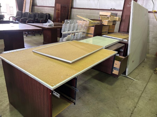 Desks and Bulletin Boards