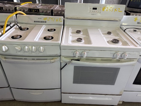 Hotpoint and Frigidaire Gas Stoves
