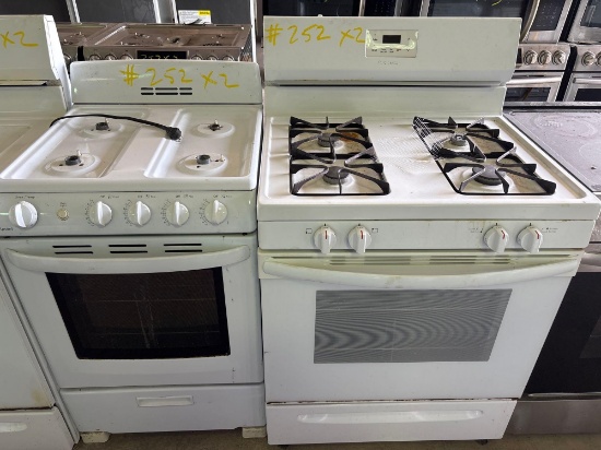 Hotpoint and Frigidaire Gas Stoves