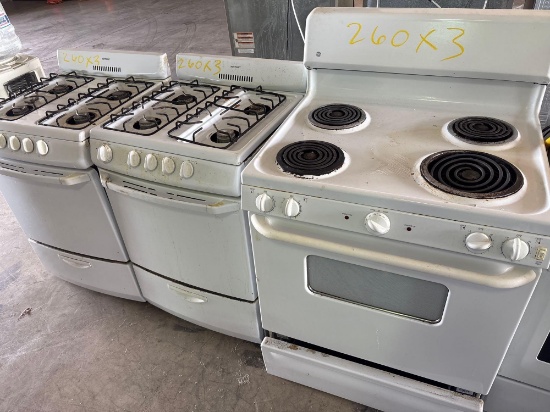 Hotpoint and GE Gas and Electric Stoves