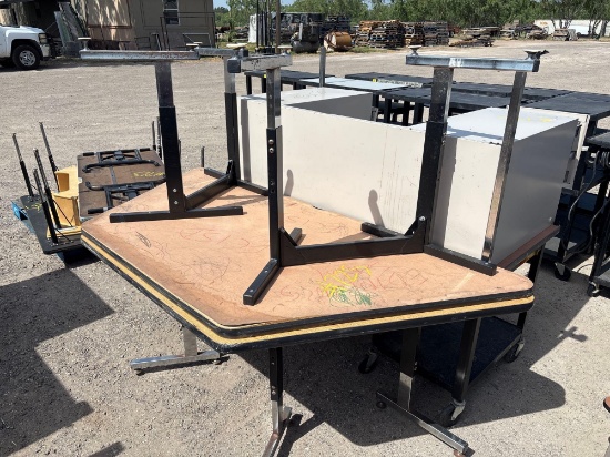 Desk, Rolling Carts and Tables
