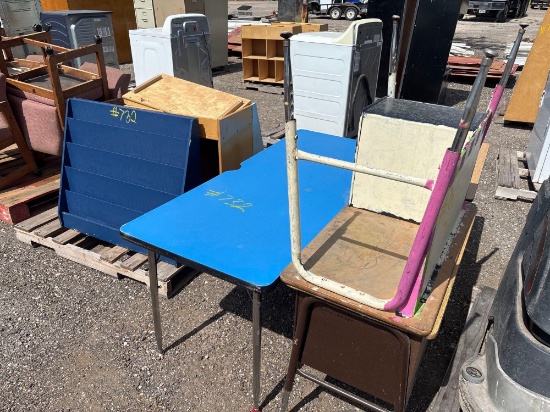 Student Desks, Bookcases and Tables