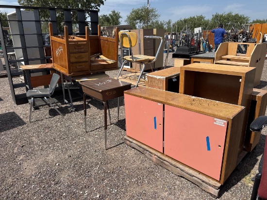 Shelf, Desks, Combo Desk and Cabinet