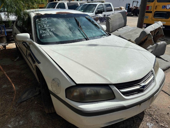 2004 Chevrolet Impala Passenger Car, VIN # 2G1WF55K649423380