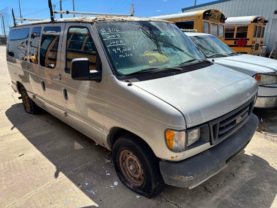 2003 Ford Econoline Wagon Van, VIN # 1FMRE11W23HA53608