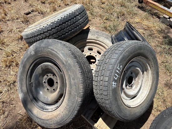 Variety of Tires with Rims