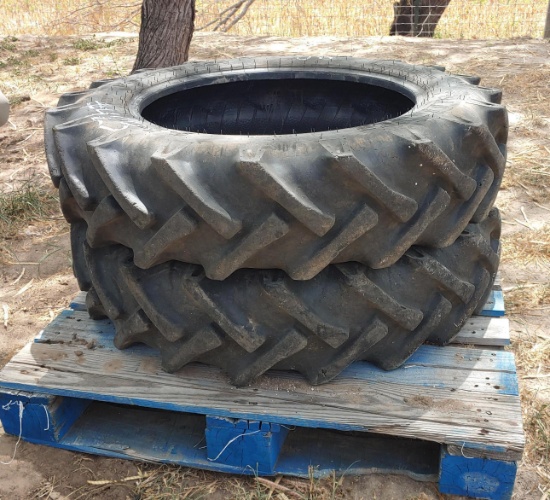 (2) 9.5 - 24in Tractor Tires