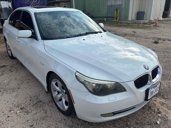 2008 BMW 5 series Passenger Car, VIN # WBANU53568CT02253