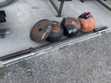 44 LB Weight, Medicine Wall Balls & Gym Bars