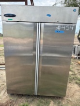 Hoshizaki Stainless Steel Two-Door Commercial Reach-In Cooler