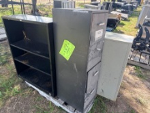 File Cabinets and Shelf