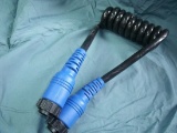 * MIZUHOSI MIZUH OSI 13 Pin Double Male Coiled Cable!