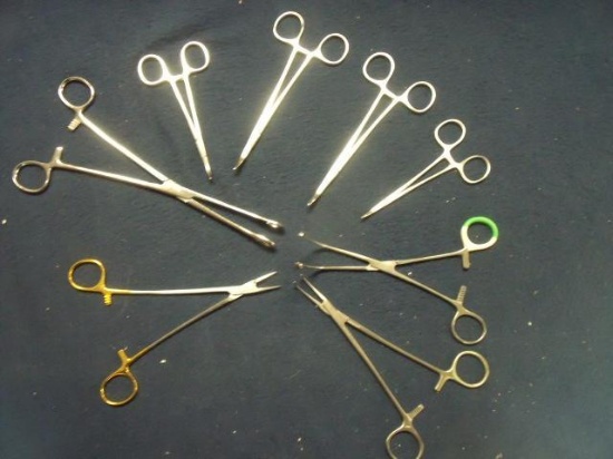 Lot of 8 Misc forceps