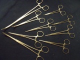 Lot of 9 Misc forceps