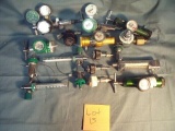 Lot of 10 oxygen regulators. Hudson,Drive, Amvex, precision, Untested Lot 13