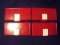 Lot of 4 Cardinal Health 20 ct. Needle Counters