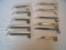 Lot of 11 Rusch Green Lite Fiberoptic Laryngoscope Blade 7-MILL 3, 4-MILL 2!