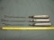 Lot of 3 Sklar & V. Mueller Curettes !