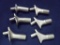 Lot of 6 Broach Heads They are Plus #1, #2, #3. & regular 2X, 3X, 4X