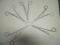 Lot of 5 Weck Clip Appliers 523175