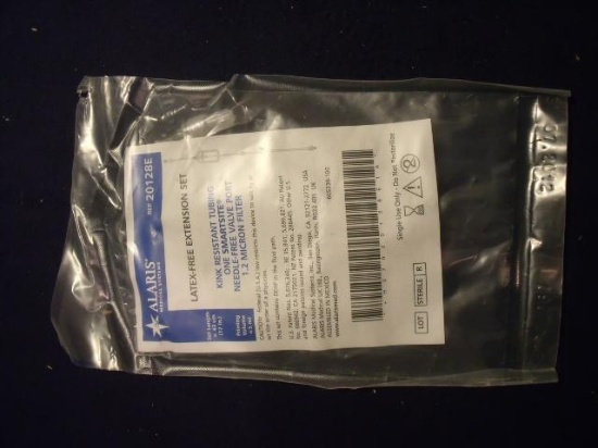 Lot of 8 Alaris Latex-Free Extension set 20128E