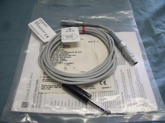 Edwards Lifesciences Analog ECG Slave Cable 64EKLL !