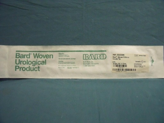 4 BARD 022306 Woven Filiform Coude Tip !