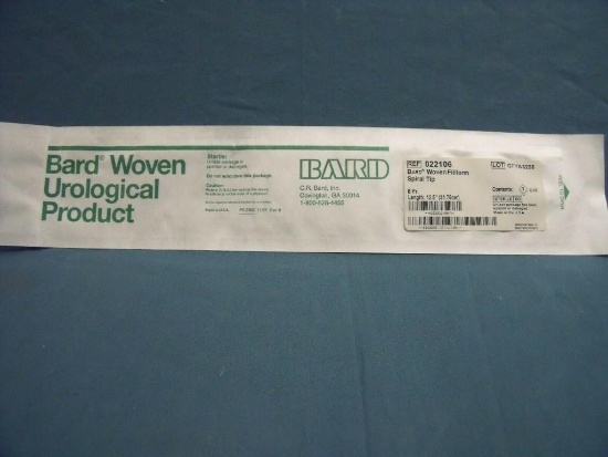 6 BARD 022106 Woven Filiform Spiral Tip !