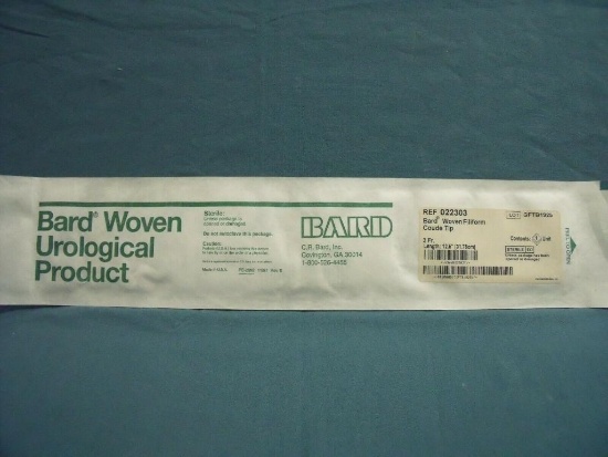 6 BARD 022303 Woven Filiform Coude Tip !