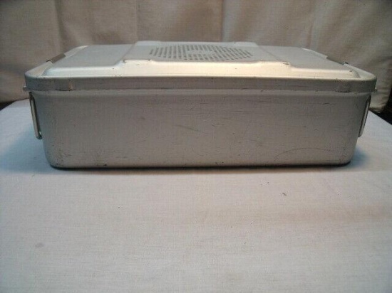 Aesculap JK789 Sterilization Tray Case Lid Basket Instrument11"x17.5"x5.5"!