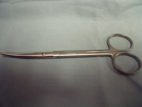 STORZ E3650 ENUCLEATION SCISSORS CURVED STAINLESS !