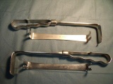 Lot of 4 Retractors 2 Richardsons, 2 Mayo-Collins V Mueller SU3960 Unbranded.