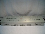 MEDICAL TATTOO STAINLESS INSTRUMENT STERILIZATION TRAY CASE W/ LID AUTOCLAVE!
