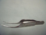 STORZ E-3199 TROUTMAN-BARRAQUER CORNEAL UTILITY FORCEPS COLIBRI STYLE !