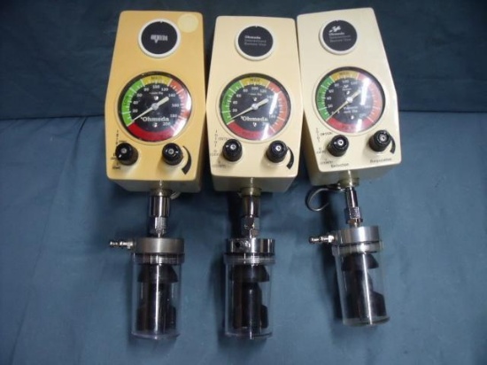 LOT OF 3 OHMEDA 200 INTERMITTENT SUCTION REGULATORS UNTESTED