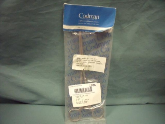 BRAND NEW Codman COAROTATION CLOVER ANGULAR 6515-01-139-8191 Forcep