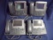 LOT OF FOUR CISCO SYSTEMS 7970 SERIES CISCO IP PHONES