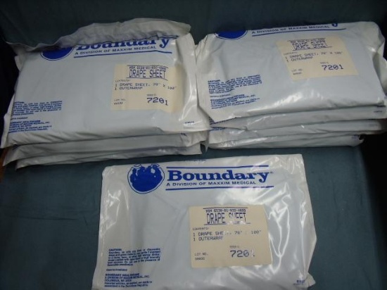 LOT OF 12 MAXXIM BOUNDARY # 7201 70 x 100 DRAPE SHEET!