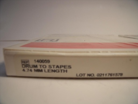 SMITH & NEPHEW 140059 BAG OF2 DRUM-TO-STAPES PROSTHESIS!